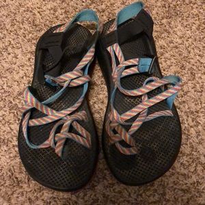 Rainbow chacos